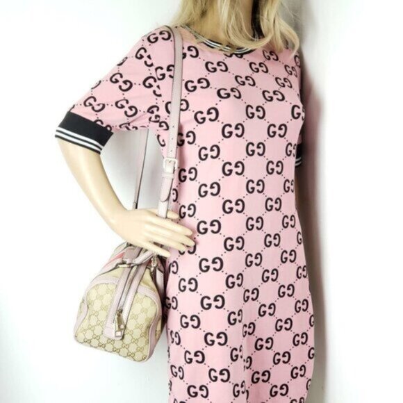 Gucci Canvas Small Vintage Boston Bag 535-101825 - Picture 14 of 14